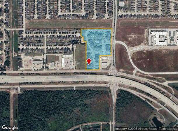  14807 Woodland Hills Dr, Humble, TX Parcel Map