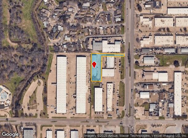  841 N Belt Line Rd, Irving, TX Parcel Map
