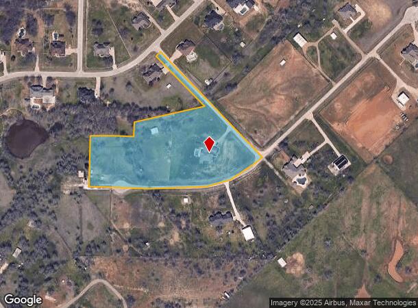  3324 Saddle Club Ln, Crowley, TX Parcel Map