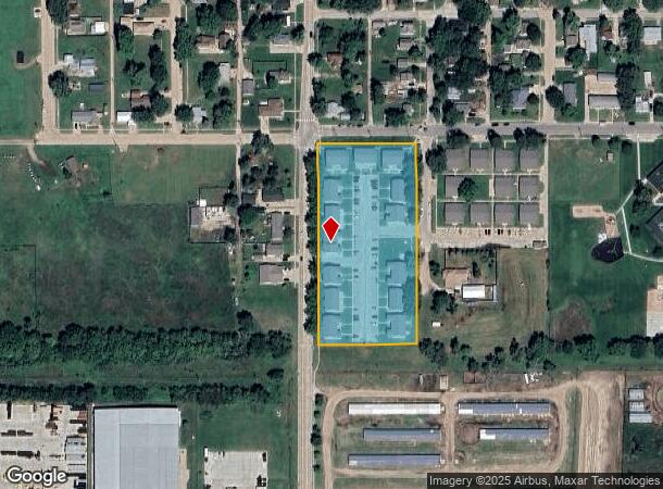 W E St, Hastings, NE Parcel Map