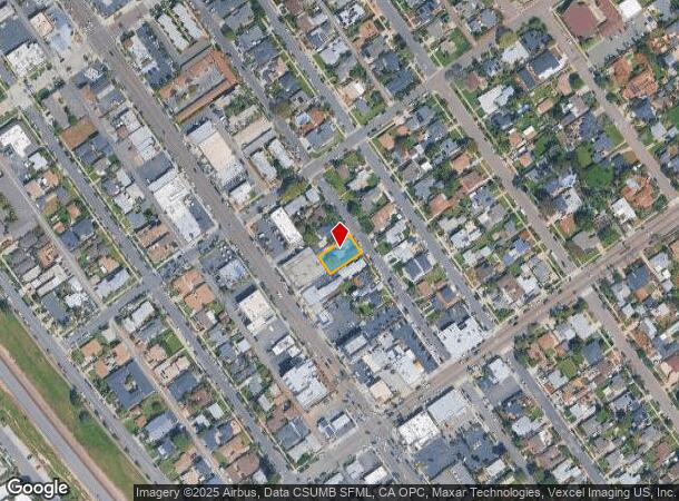  1913 S Freeman St, Oceanside, CA Parcel Map