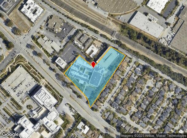  1720 El Camino Real, Burlingame, CA Parcel Map