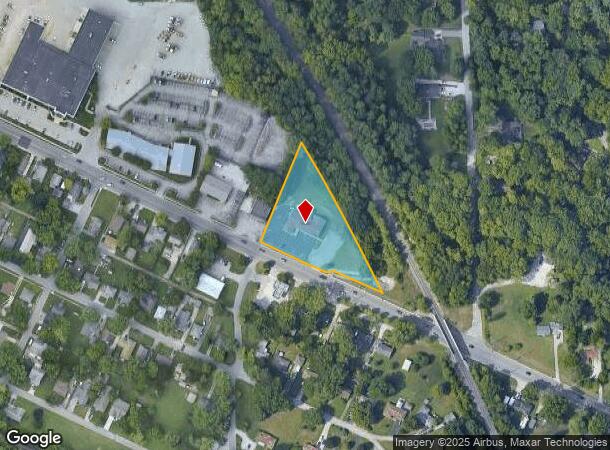 8758 Crawfordsville Rd, Indianapolis, IN Parcel Map