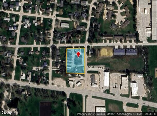 103 S Haynes St, Mount Pleasant, IA Parcel Map