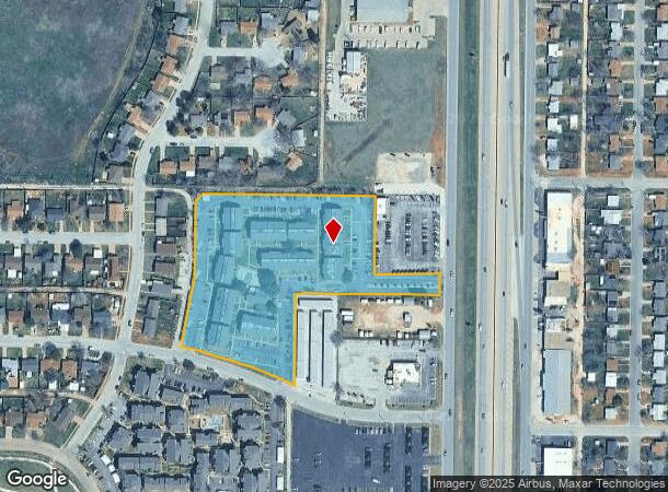  1000 S Clack St, Abilene, TX Parcel Map