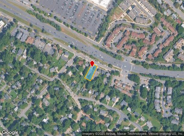 6069 Arlington Blvd, Falls Church, VA Parcel Map
