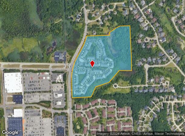  7950 Brandywine Blvd, West Bloomfield, MI Parcel Map