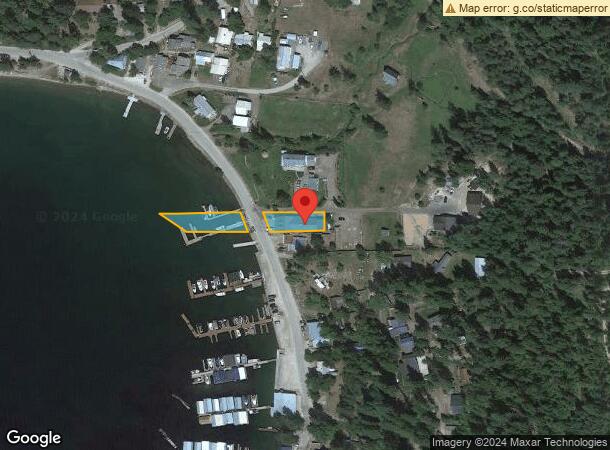  1591 Garfield Bay Rd, Sagle, ID Parcel Map