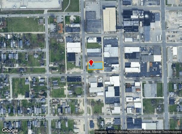  1827 S Harrison St, Fort Wayne, IN Parcel Map