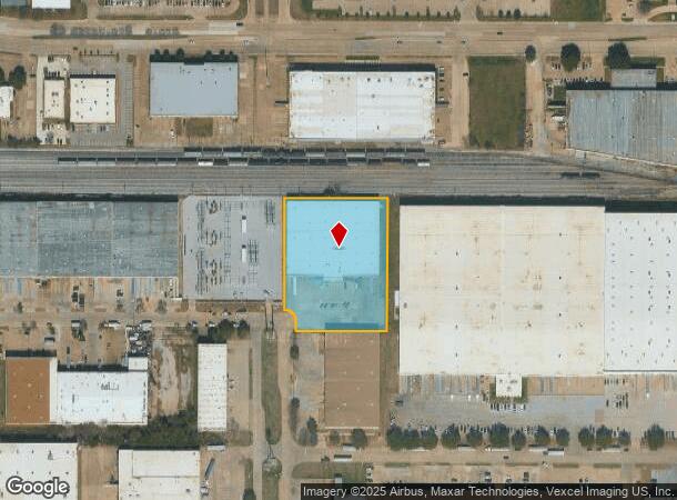  2125 Exchange Dr, Arlington, TX Parcel Map