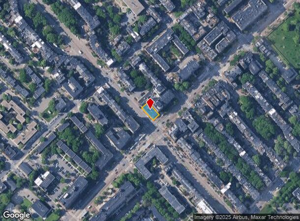  1745 Washington St, Boston, MA Parcel Map