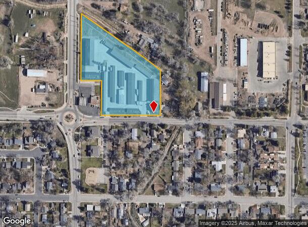  1034 W Vine Dr, Fort Collins, CO Parcel Map