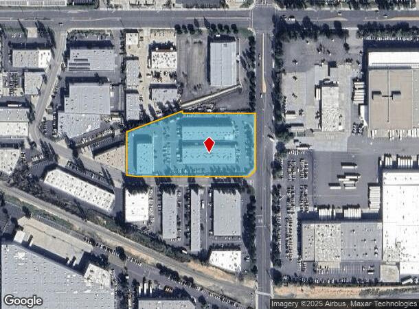  325 N Puente St, Brea, CA Parcel Map