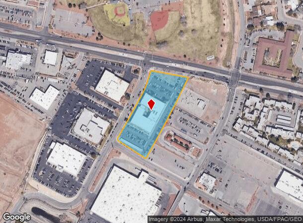  7500 Viscount Blvd, El Paso, TX Parcel Map