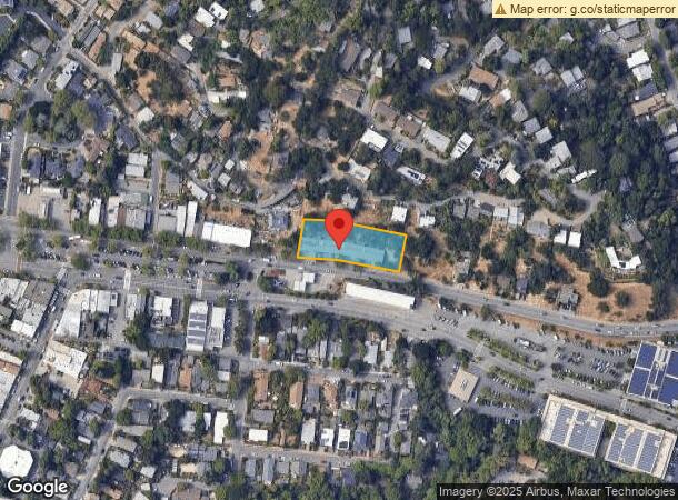  1780 Sir Francis Drake Blvd, Fairfax, CA Parcel Map