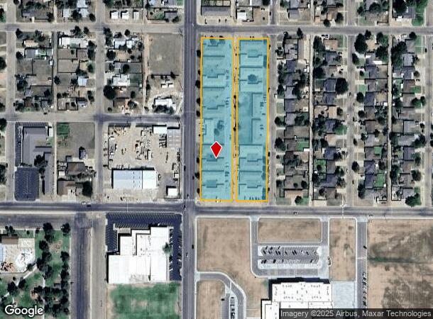  1301 S Maddox Ave, Dumas, TX Parcel Map