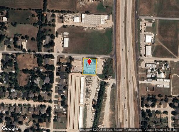 1604 Duck Creek Rd, Sanger, TX Parcel Map