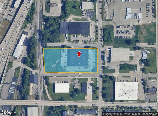  707 Sw Ionia Ave Sw, Grand Rapids, MI Parcel Map