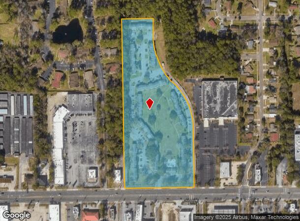  1275 Dunn Ave W, Jacksonville, FL Parcel Map