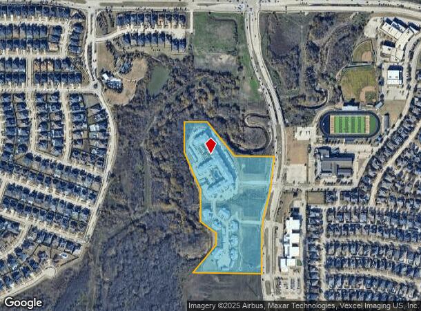 5857 Legacy Dr, Frisco, TX Parcel Map