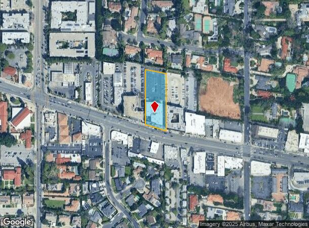  17555 Ventura Blvd, Encino, CA Parcel Map