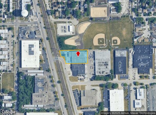  2021 Mannheim Rd, Des Plaines, IL Parcel Map