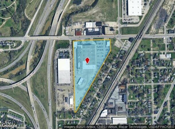 1127 W Central Ave, Toledo, OH Parcel Map