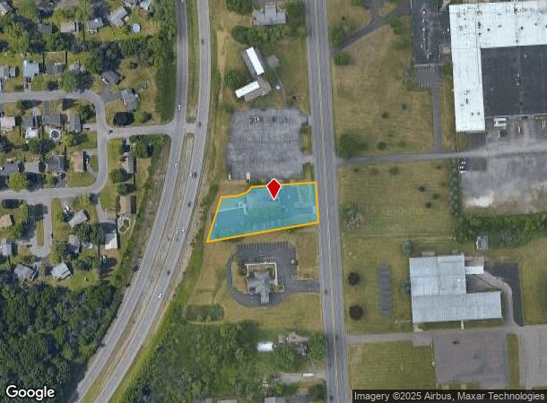  7555 Morgan Rd, Liverpool, NY Parcel Map