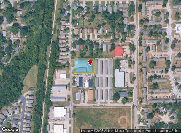 1710 Bullene Ave, Lawrence, KS Parcel Map