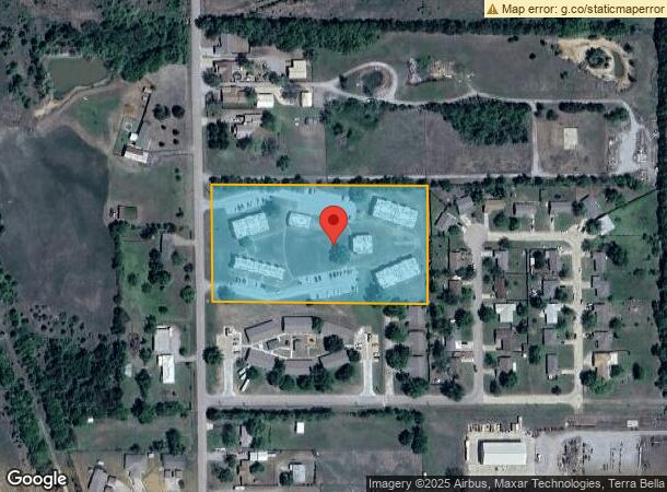  1428 S Little Ave, Cushing, OK Parcel Map