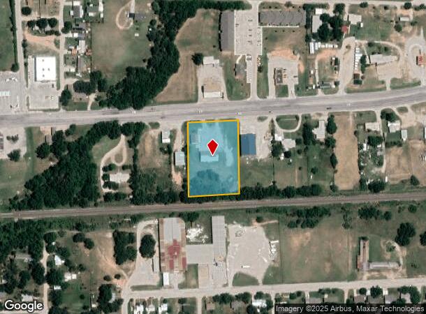 805 E Hall St, Bangs, TX Parcel Map