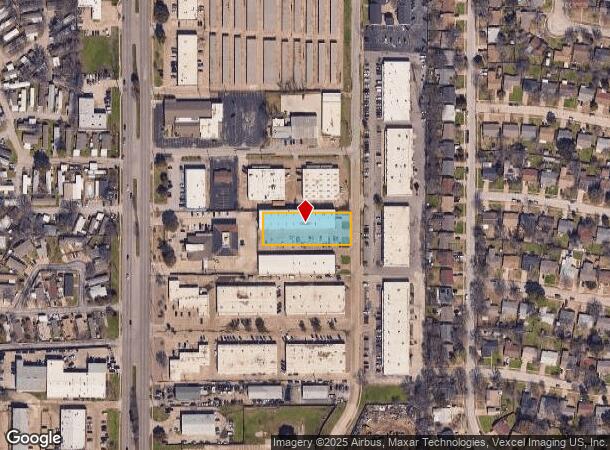 1119 Luke St, Irving, TX Parcel Map