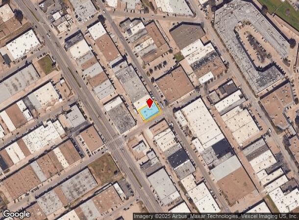  1203 Dragon St, Dallas, TX Parcel Map