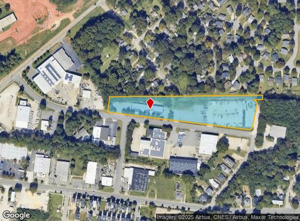 600 Mercury St, Raleigh, NC Parcel Map