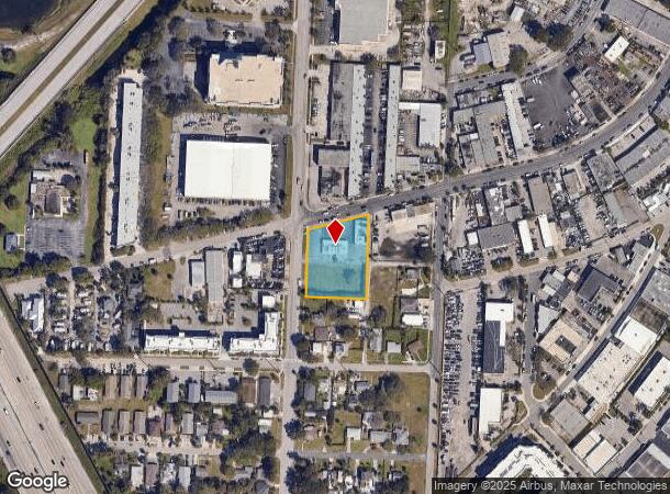 1254 Okeechobee Rd, West Palm Beach, FL Parcel Map