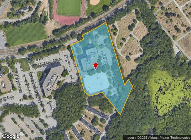  95 Sawyer Rd, Waltham, MA Parcel Map