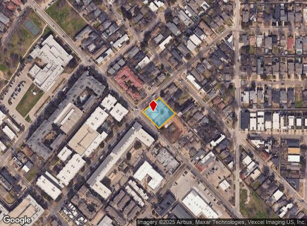  2422 N Henderson Ave, Dallas, TX Parcel Map