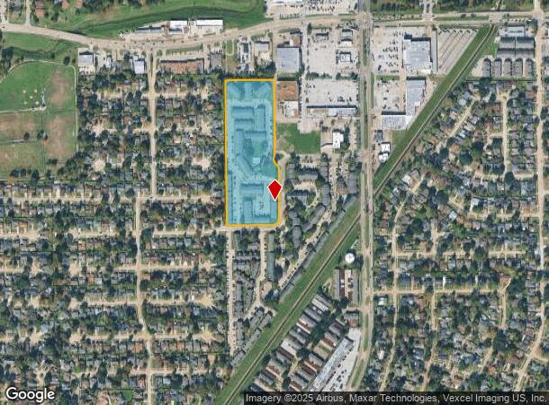 13502 N Thorntree Dr, Houston, TX Parcel Map