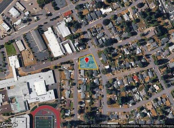 525 Sw 4Th Ave, Canby, OR Parcel Map