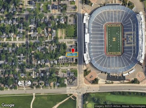  1304 S Main St, Ann Arbor, MI Parcel Map