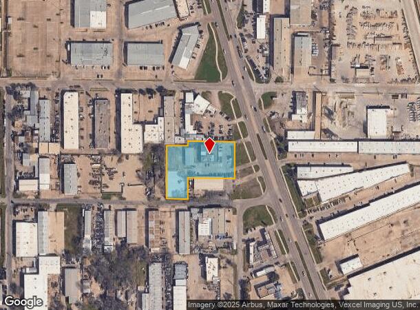  11261 Harry Hines Blvd, Dallas, TX Parcel Map