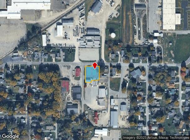 875 Overstreet St, Franklin, IN Parcel Map