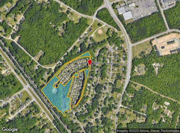  112 Raintree Way, Williamsburg, VA Parcel Map
