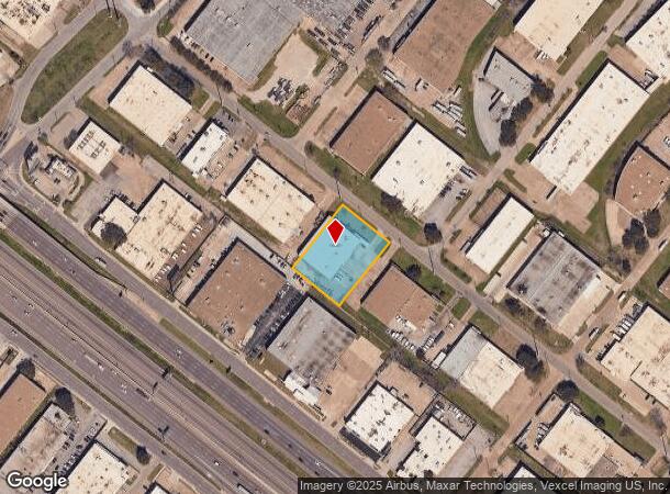  9003 Governors Row, Dallas, TX Parcel Map