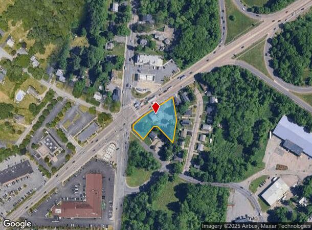 1208 Belmont St, Brockton, MA Parcel Map