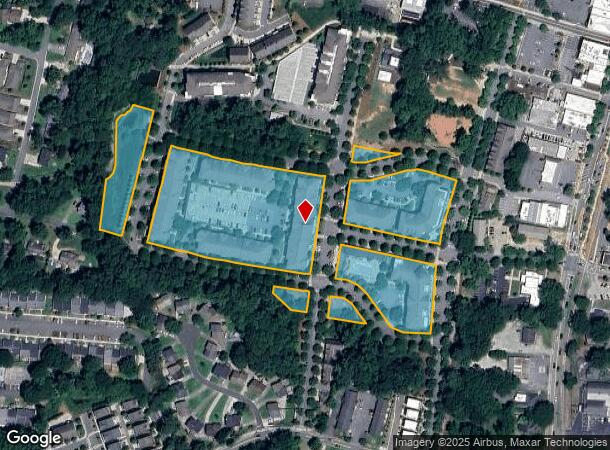 649 Reeves St, Woodstock, GA Parcel Map