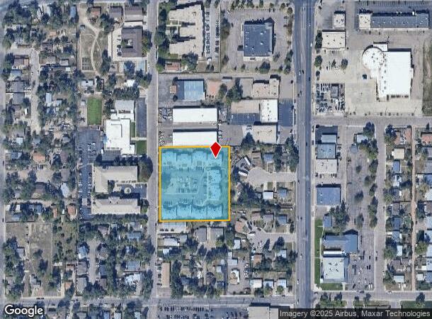  825 Yuma St, Colorado Springs, CO Parcel Map