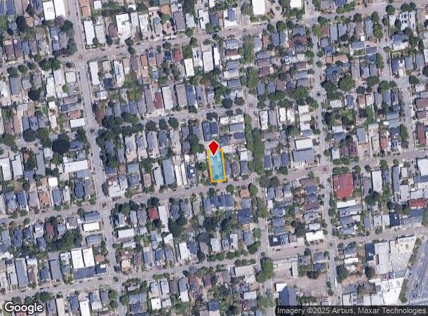 1637 Fairview St, Berkeley, CA Parcel Map