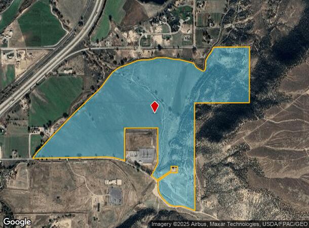 4686 V Rd, De Beque, CO Parcel Map