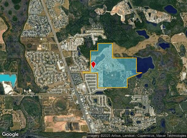  2110 Thousand Trails Blvd, Clermont, FL Parcel Map